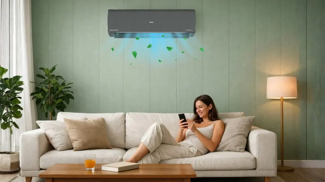 Enjoy natural cooling with smart AC
