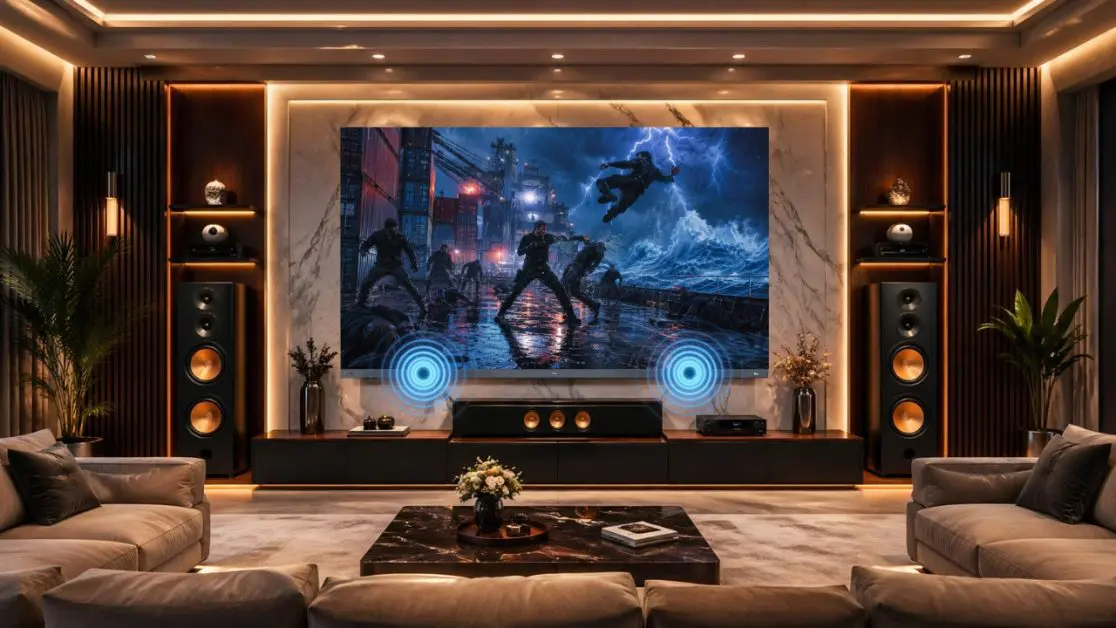 Experience perfect TV sound with dolby atmos