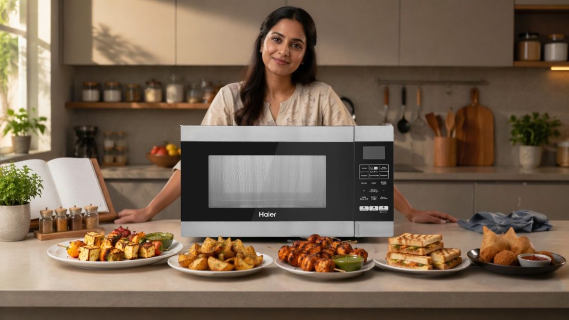 Grilling and roasting in a microwave