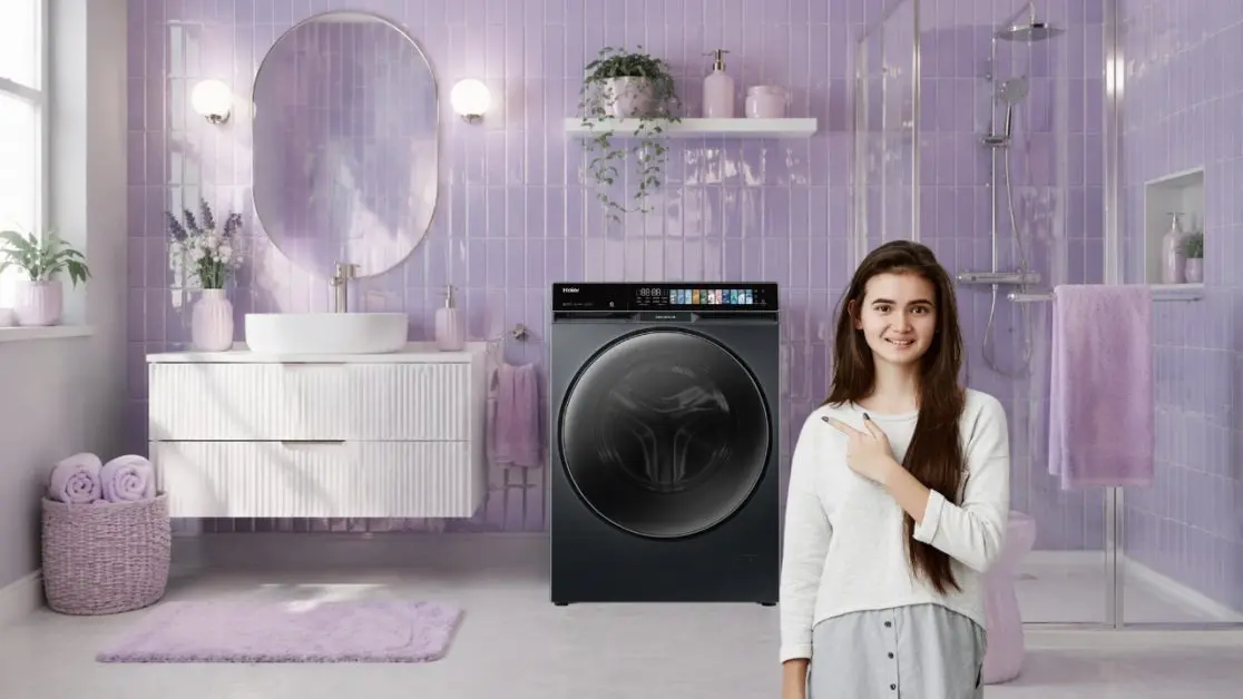 Press AI One Touch in washing machine