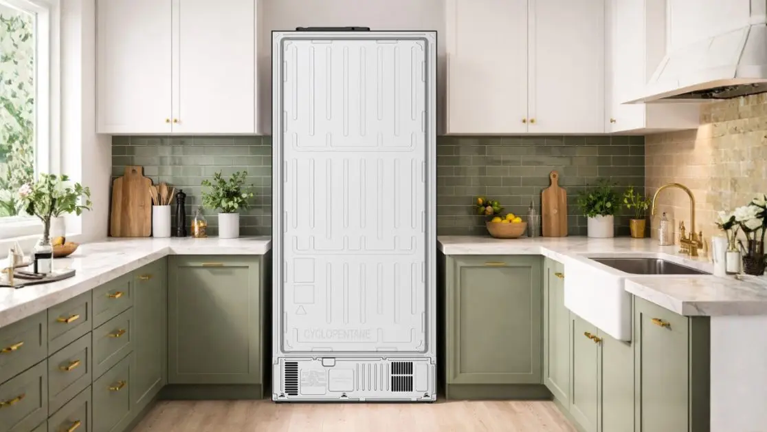 Refrigerator back design also affects safety
