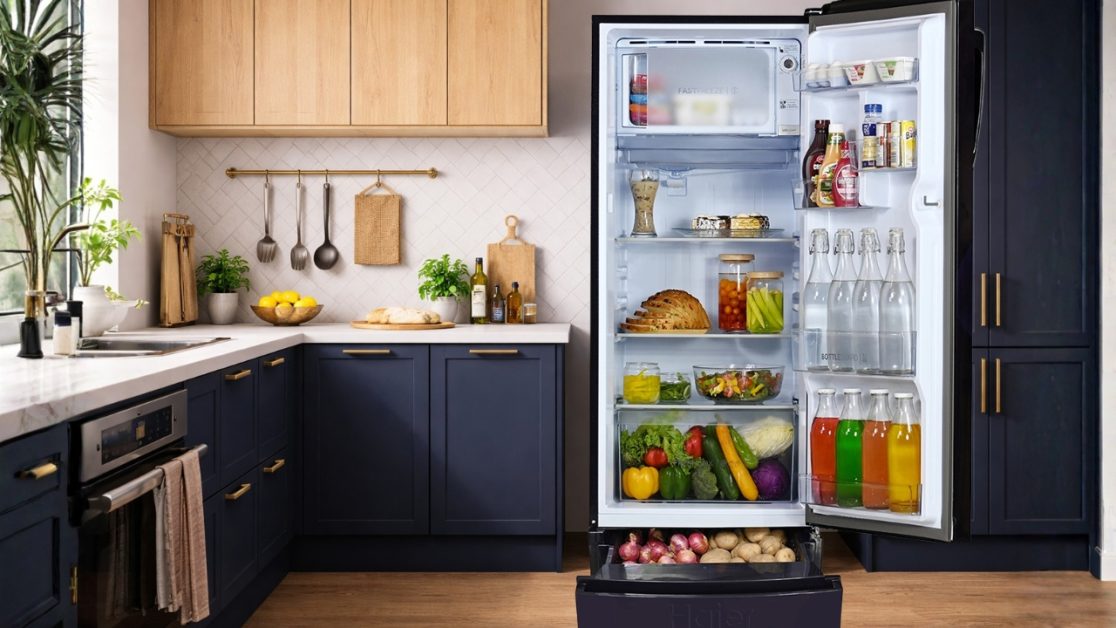 Toughened glass shelves in refrigerator