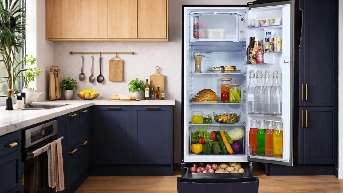 Toughened glass shelves in refrigerator