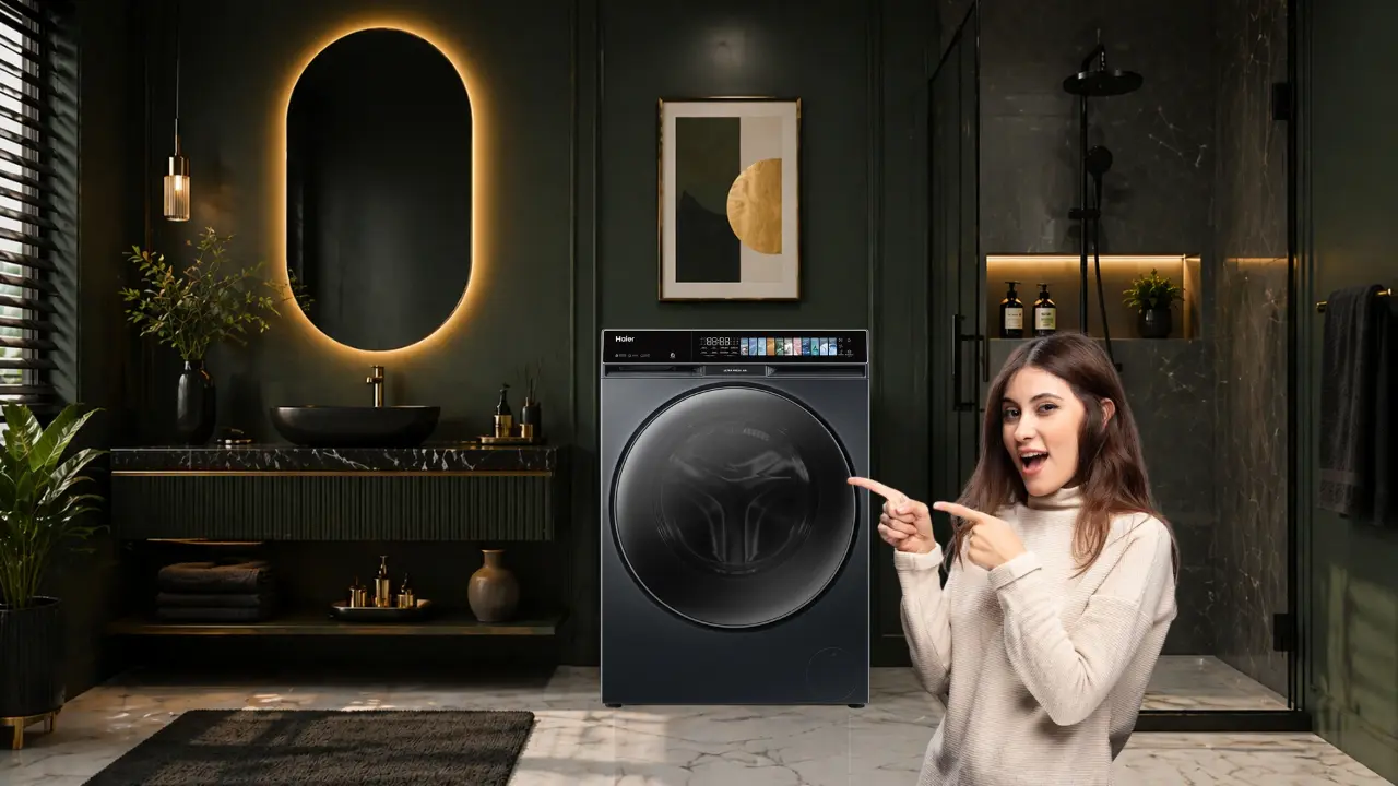 Washing machine with Colorful Touch Panel