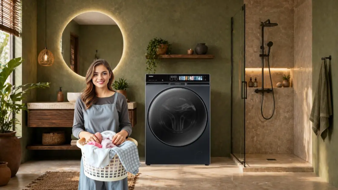 Washing machine with smart control panel