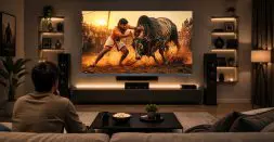 Watching Content on Large Screen TV