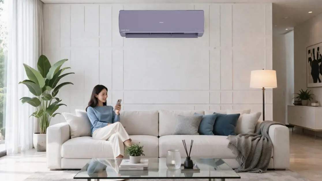 Your room cools before you arrive with smart AC