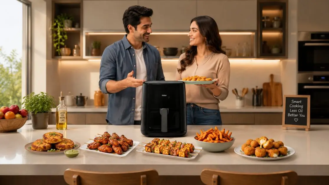 Air fryer helps in cooking using less oil