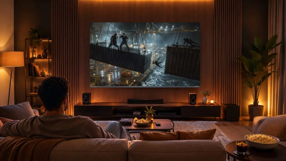 Big screen TVs solve a very Indian problem