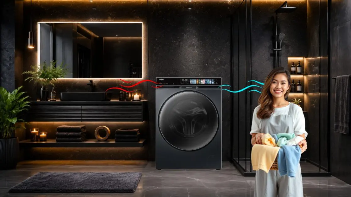 Fresh Air Technology in washing machine improves Fabric Care