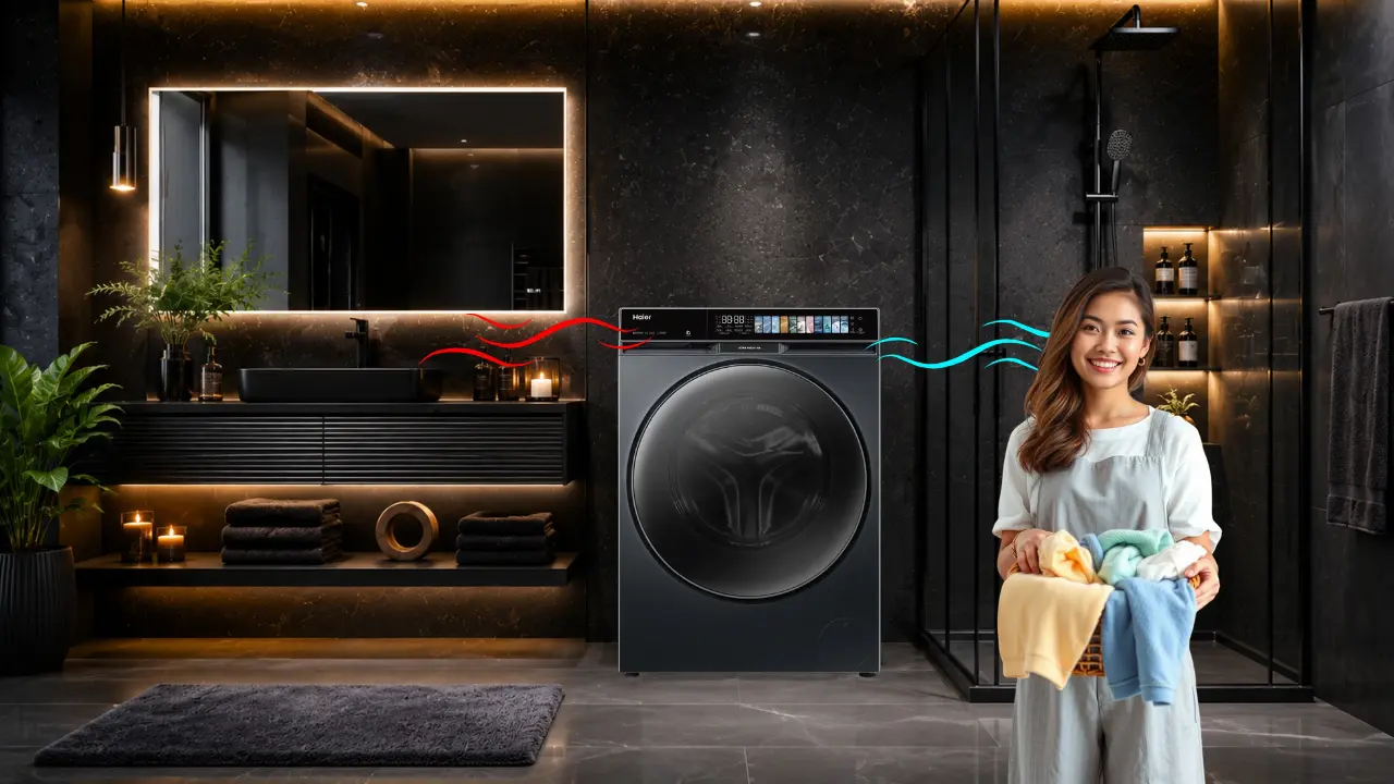 Fresh Air Technology in washing machine improves Fabric Care