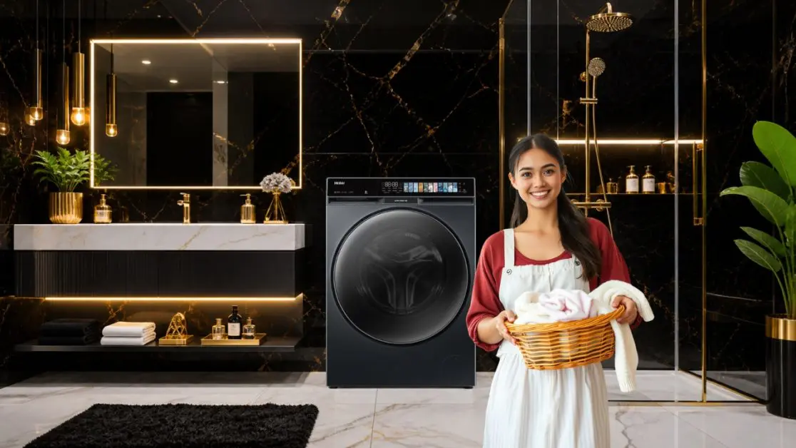 Front load washing machine keeps your clothes fresh
