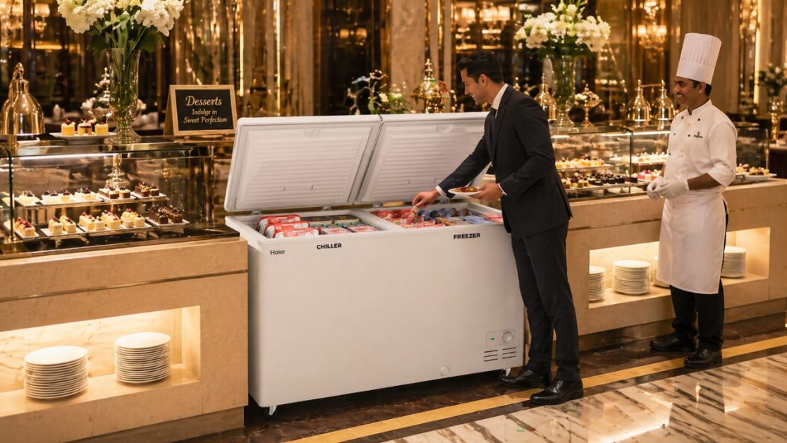 Heavy Duty Compressor in deep freezer