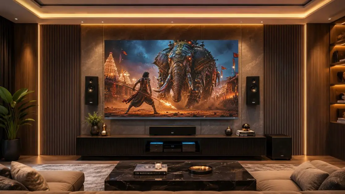 Ideal viewing distance for big screen TV