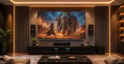 Ideal viewing distance for big screen TV