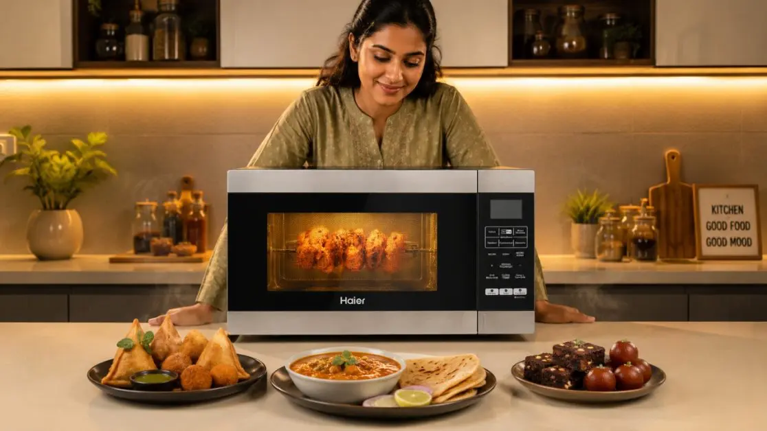 Microwave's Rotisserie Helps in Even Grilling