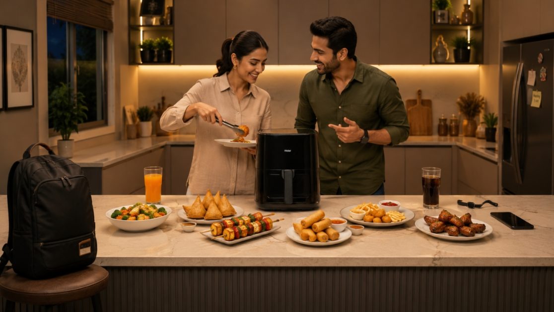 Modern kitchen is becoming a time-management system with air fryer