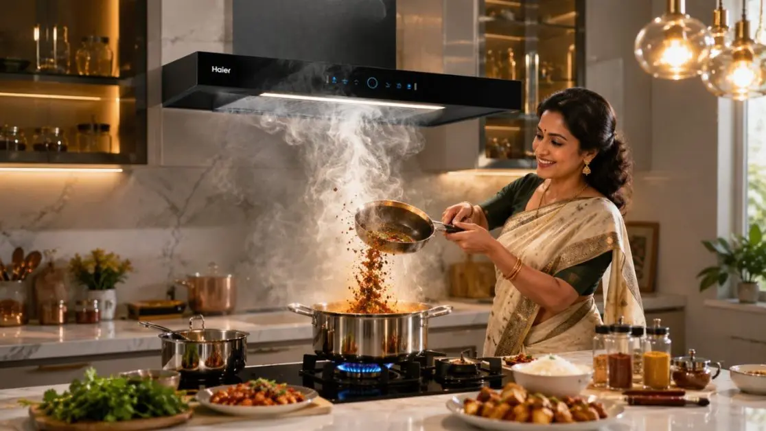 Perfect Chimney for Heavy Frying and Tadka