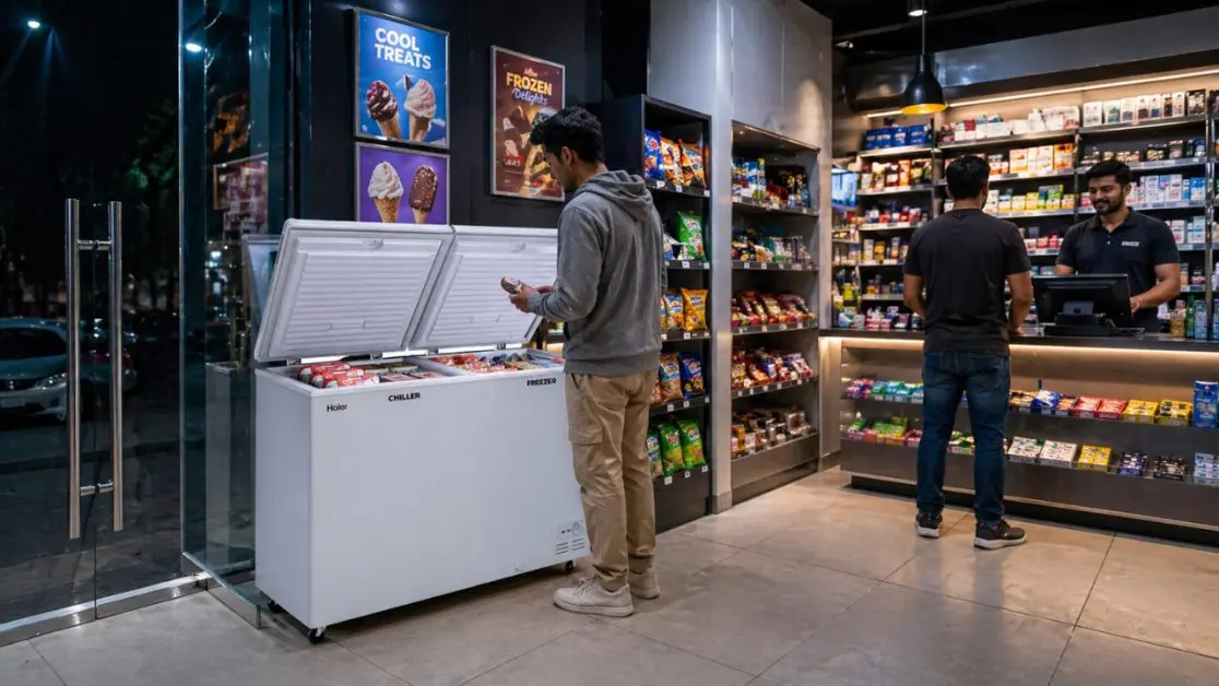 Perfect Compressor And Voltage Handling in deep freezer