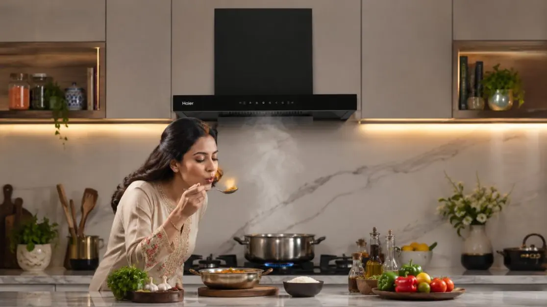 Perfect Suction Power you need in a Haier Kitchen Chimney