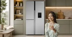 Perfect refrigerator behind daily hydration