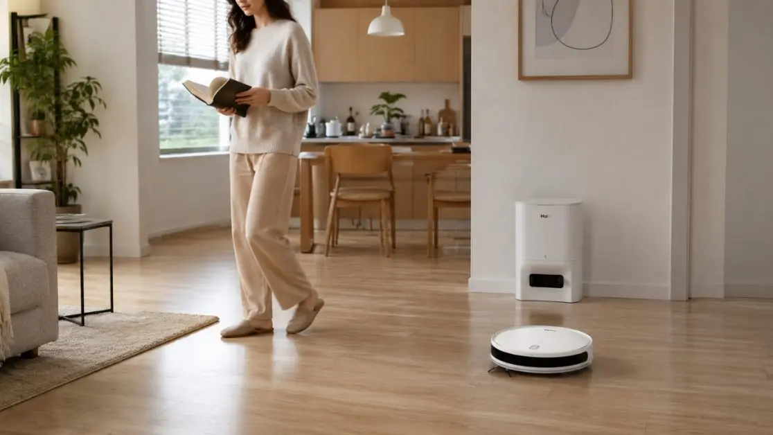Robot Vacuum Cleaning Home Every Day