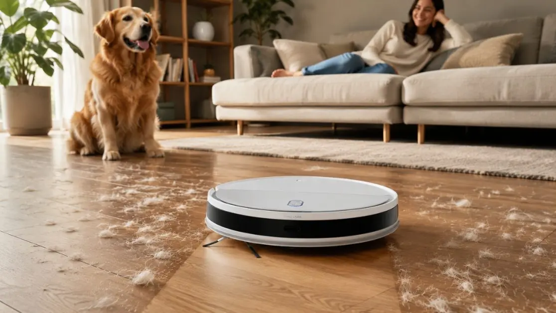 Robot vacuum cleaners can handle pet hair