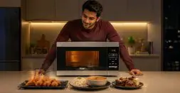 Rotisserie Cooking in Microwave