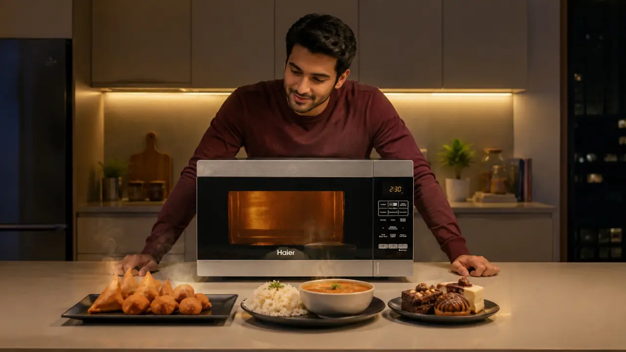 Rotisserie Cooking in Microwave