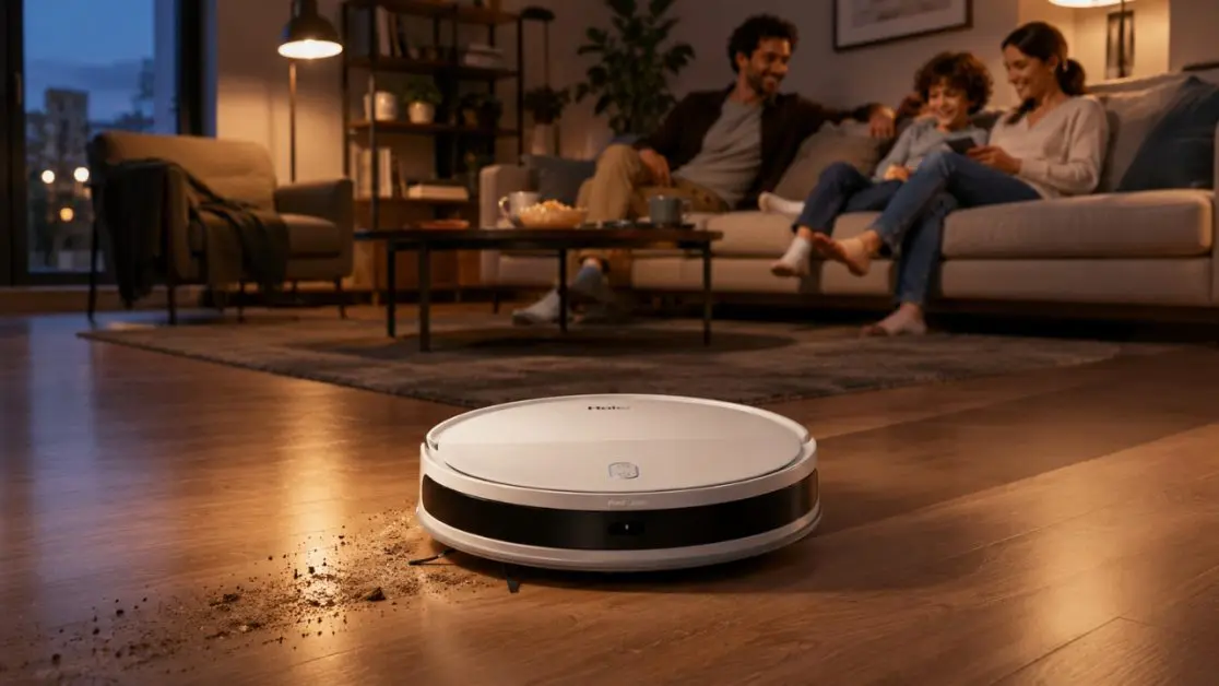 Save time using robot vacuum cleaner
