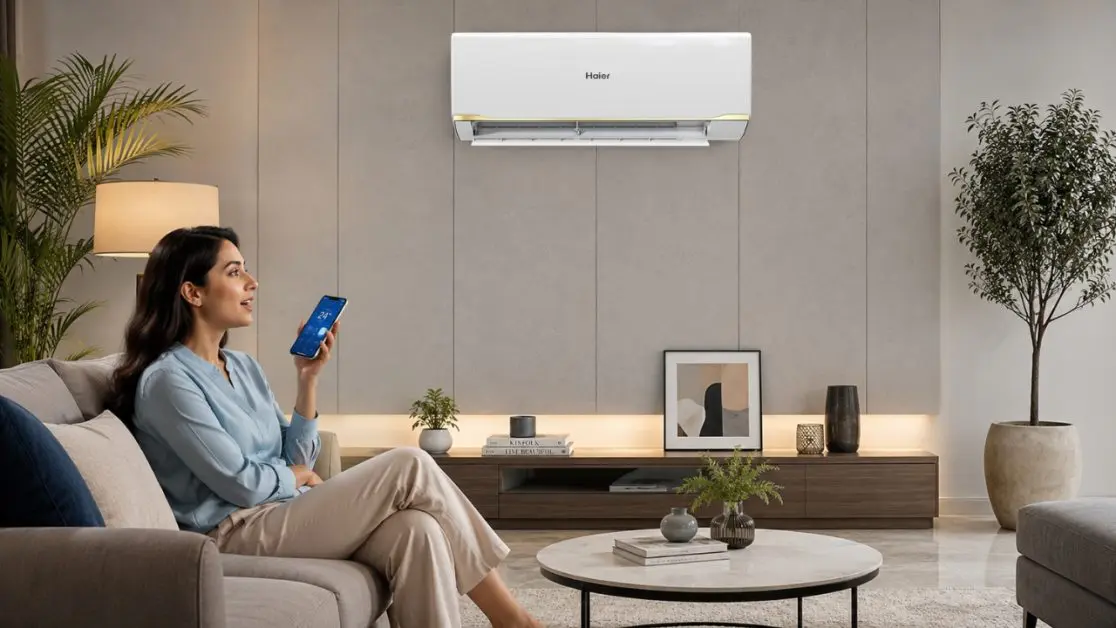 Smart app control in air conditioner