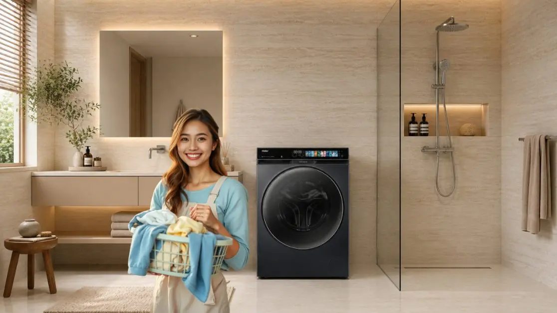 Solve damp smell in front load washing machine
