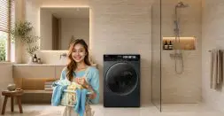 Solve damp smell in front load washing machine