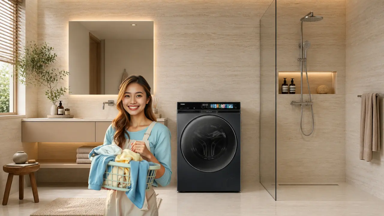 Solve damp smell in front load washing machine