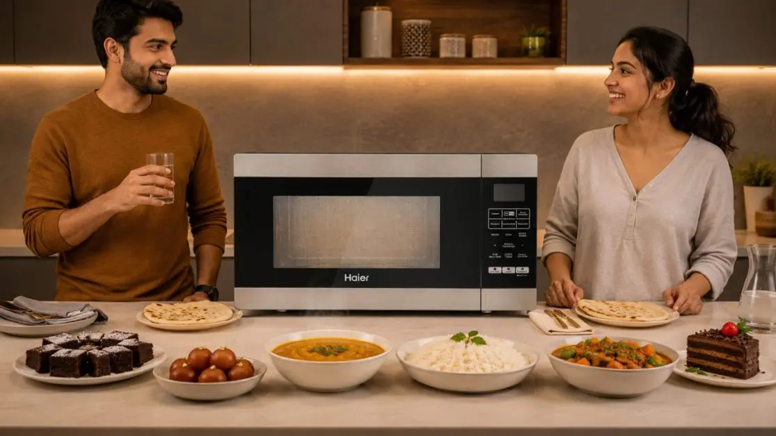 This microwave feels perfect in modern homes