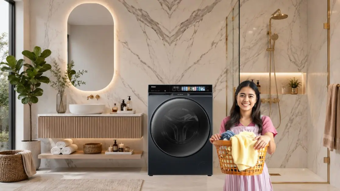 This washing machine is improving fabric care and cleanliness