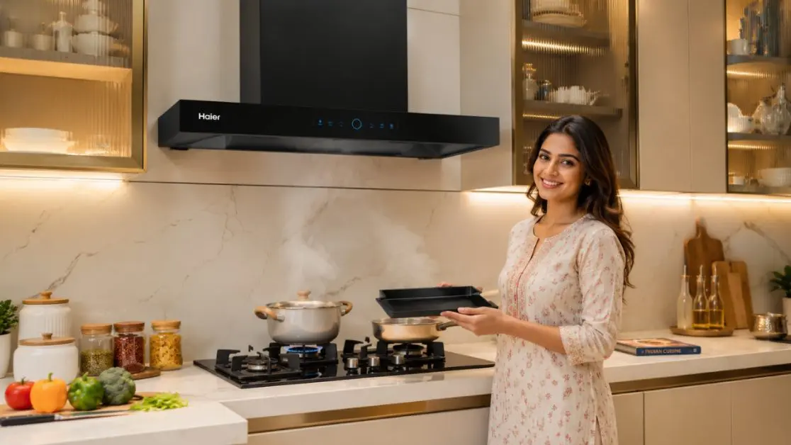 kitchen chimneys controls smoke