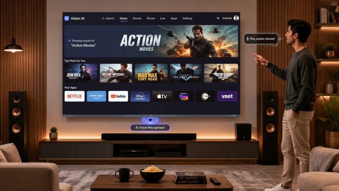 AI in TV Helps in Voice Control and Navigation
