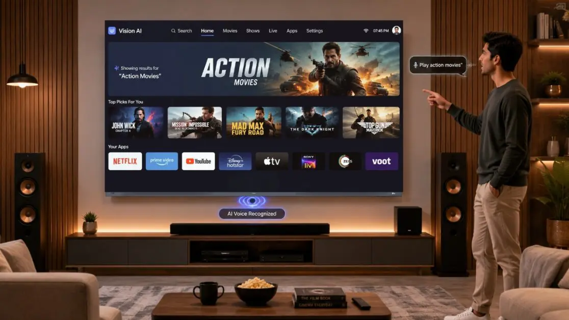 AI in TV Helps in Voice Control and Navigation