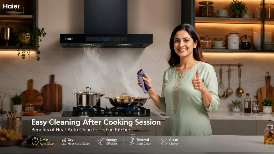 Benefits of Heat Auto Clean for Indian Kitchens