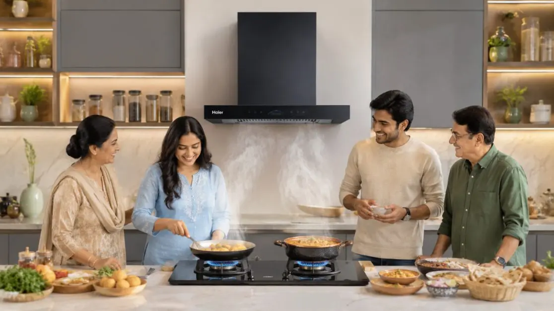 Clean kitchen is often a ventilation story