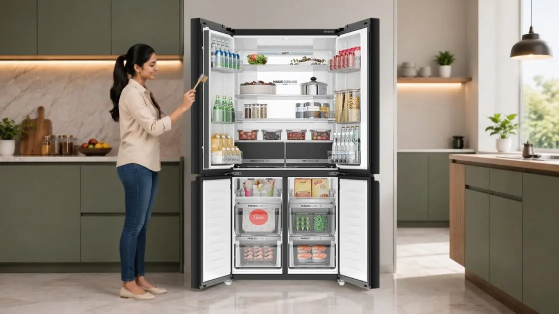 Clean refrigerator door seals