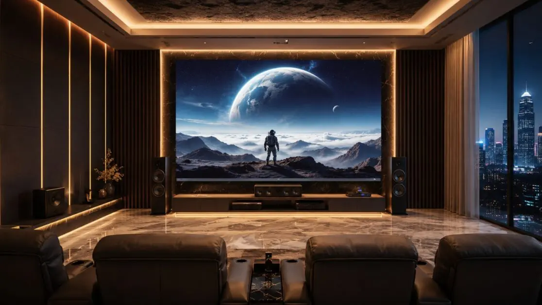 Define Home Theatre with perfect TV