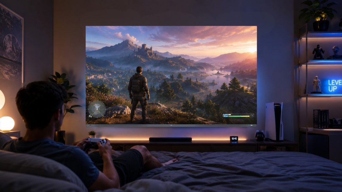 Enjoy gaming in perfect TV