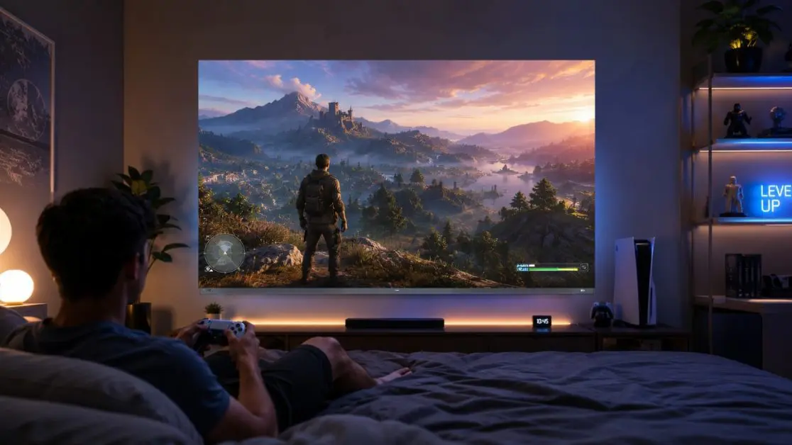 Enjoy gaming in perfect TV