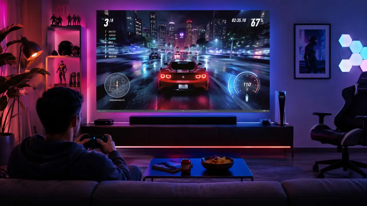 Gamers are Switching from Monitors to Big Screen TVs