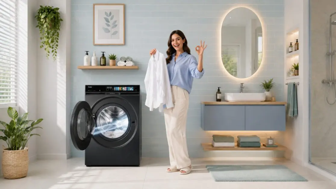 Get Fresh clothes everytime using this washing machine