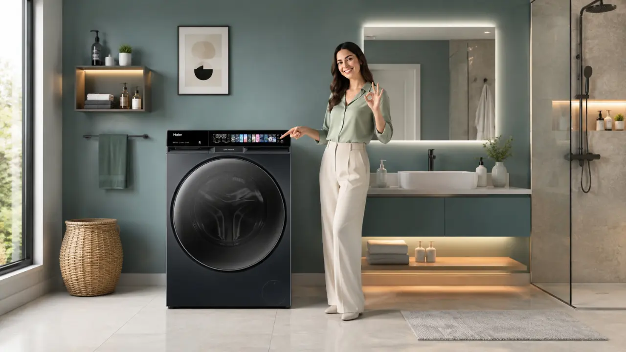Haier Washing Machines with Smart Panels