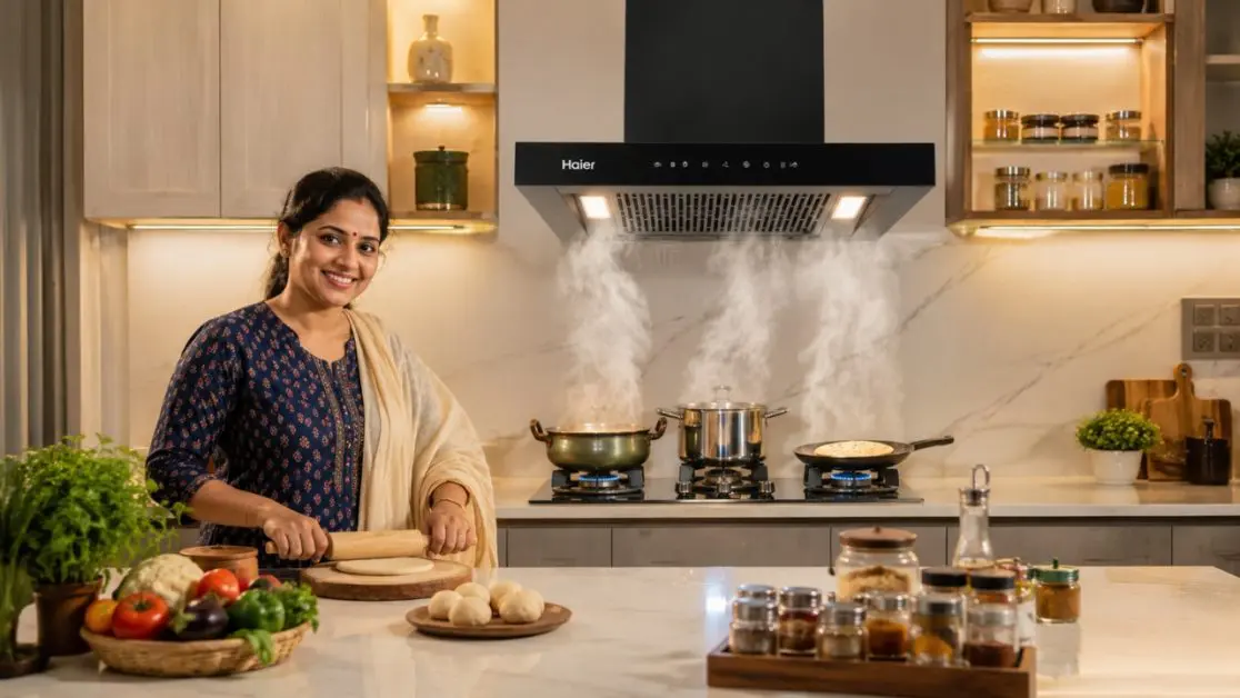 Indian kitchens need perfect chimney