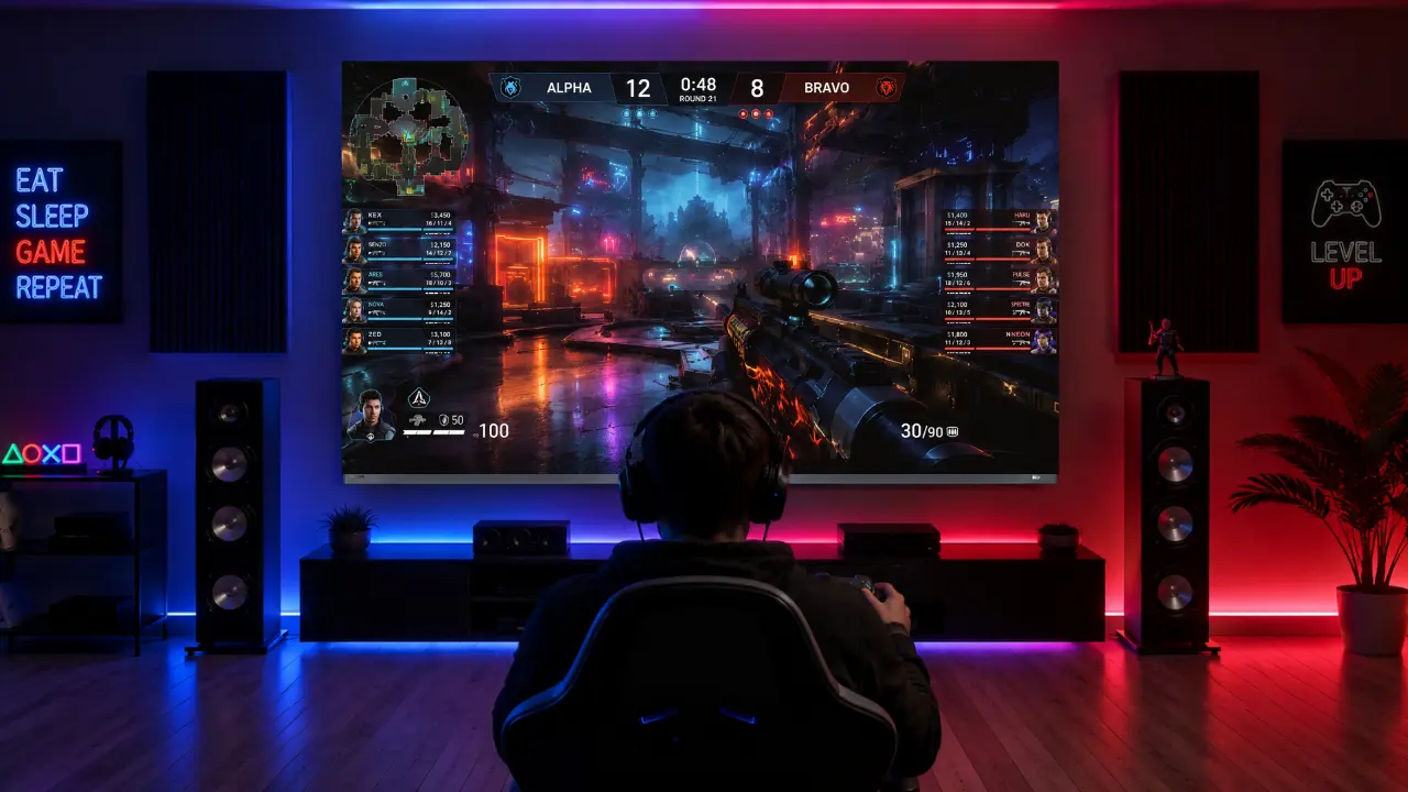 Large Screens Improve Competitive Gaming Experience